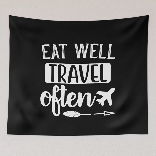 Item preview, Eat Well Travel Often designed and sold by Tmino-design.
