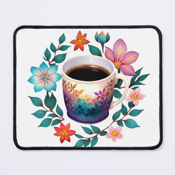 Item preview, Coffee and Flowers designed and sold by WondrousThings.