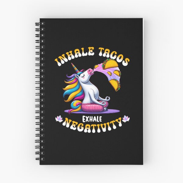 Item preview, Funny Yoga Inhale Tacos Exhale Unicorn designed and sold by Betsytiptoe.