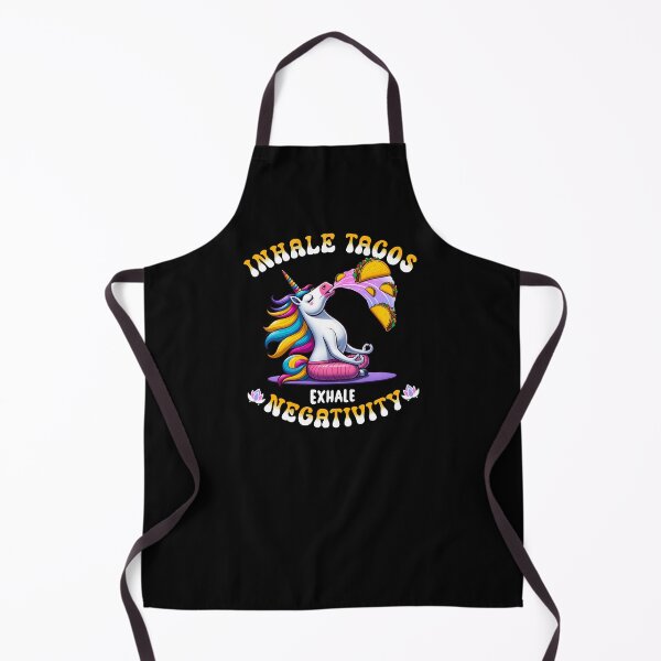 Item preview, Funny Yoga Inhale Tacos Exhale Unicorn designed and sold by Betsytiptoe.
