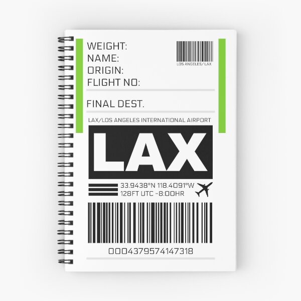 Item preview, LAX Los Angeles International Airport Luggage Tag Sticker designed and sold by ccooll.