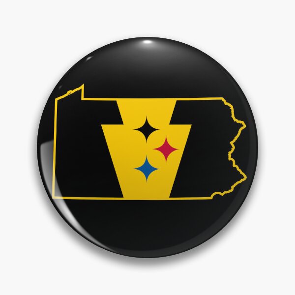 Item preview, Pittsburgh Football Keystone Flag Map designed and sold by Tara Stark.