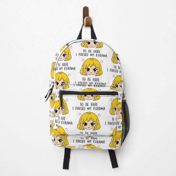 Item preview, I paused my k-drama to be here k-drama sticker yellow designed and sold by My Favorite Store.