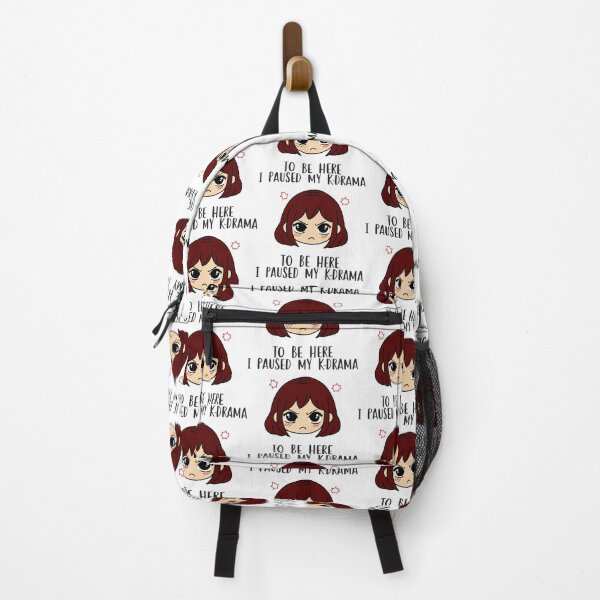 Item preview, I paused my k-drama to be here k-drama sticker brown designed and sold by My Favorite Store.