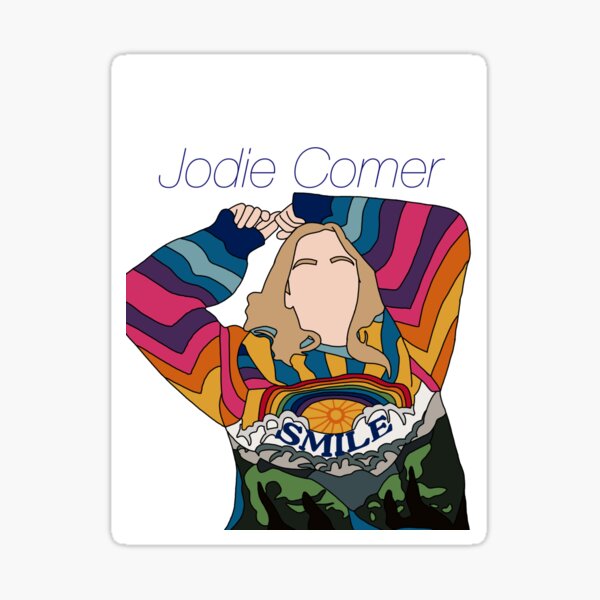Artikel-Vorschau von Jodie Comer Smile Instagram Fotokunst, designt und verkauft von jodiecomerobs.