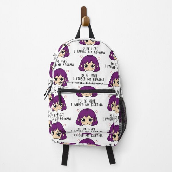 Item preview, I paused my k-drama to be here k-drama sticker purple designed and sold by My Favorite Store.