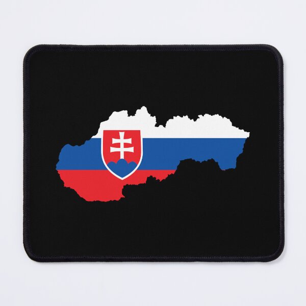Item preview, Flag Map of Slovakia designed and sold by feether-store.