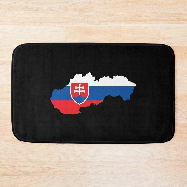 Item preview, Flag Map of Slovakia designed and sold by feether-store.