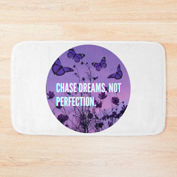 Item preview, ''Chase Dreams, Not Perfection'' - Motivational Quote Art designed and sold by Kaitychoco.