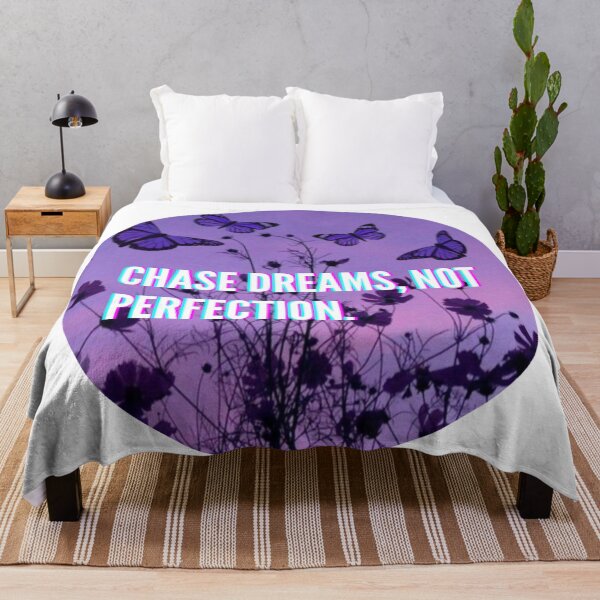 Item preview, ''Chase Dreams, Not Perfection'' - Motivational Quote Art designed and sold by Kaitychoco.