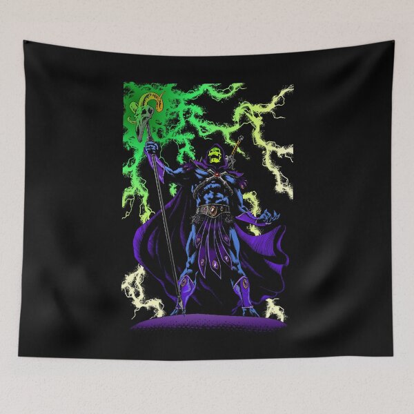Item preview, Skeletor GraySkull castle motu he man barbarian 80s cartoons toys heman designed and sold by JonathanGrimm.