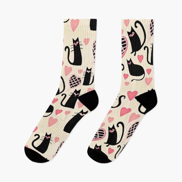 Item preview, Valentine's Black Cats designed and sold by Alamacota.