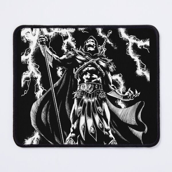 Item preview, Skeletor black and white GraySkull castle motu he man barbarian 80s cartoons toys heman designed and sold by JonathanGrimm.