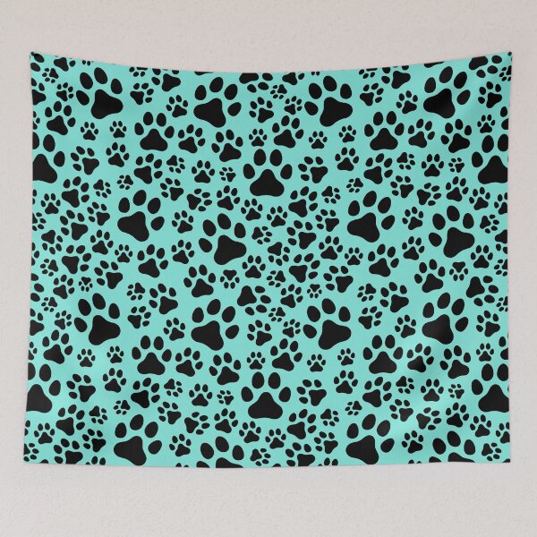 Item preview, Cute Dog Paw Seamless Pattern, Black Paw pattern designed and sold by DesignHouse07.