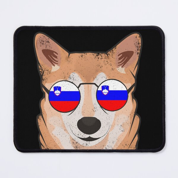 Item preview, Vintage Patriotic Shiba Inu Slovene Flag designed and sold by feether-store.