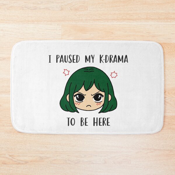 Item preview, I paused my k-drama to be here k-drama sticker green designed and sold by My Favorite Store.
