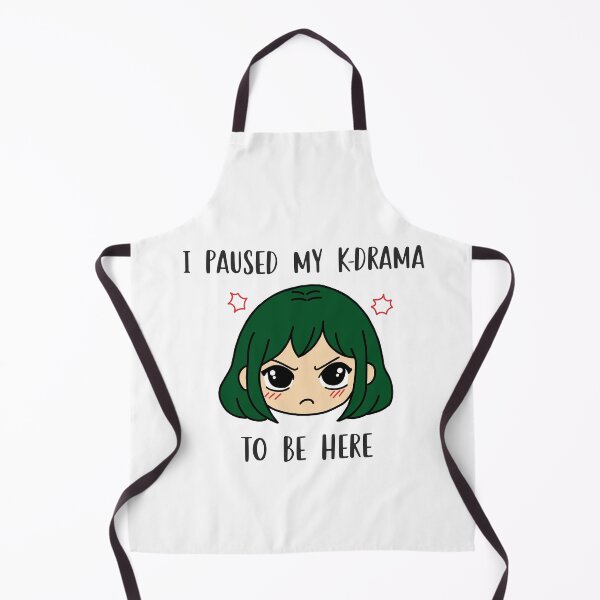 Item preview, I paused my k-drama to be here k-drama sticker green designed and sold by My Favorite Store.