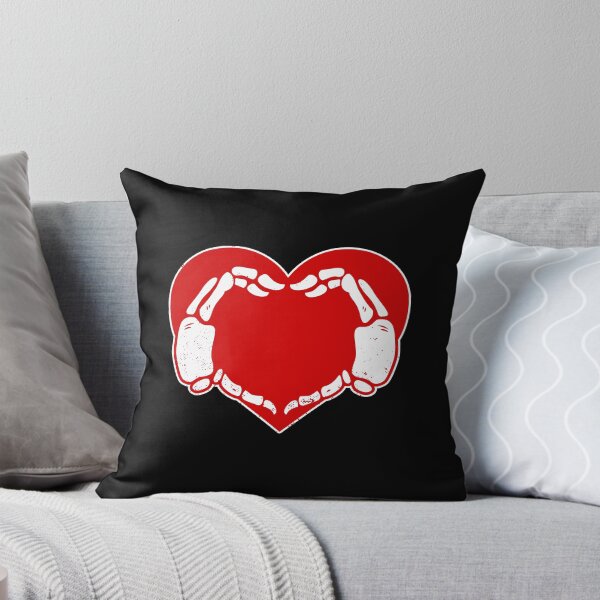 Item preview, heart skeleton hands gothic valentine red  designed and sold by Gossip Rag.