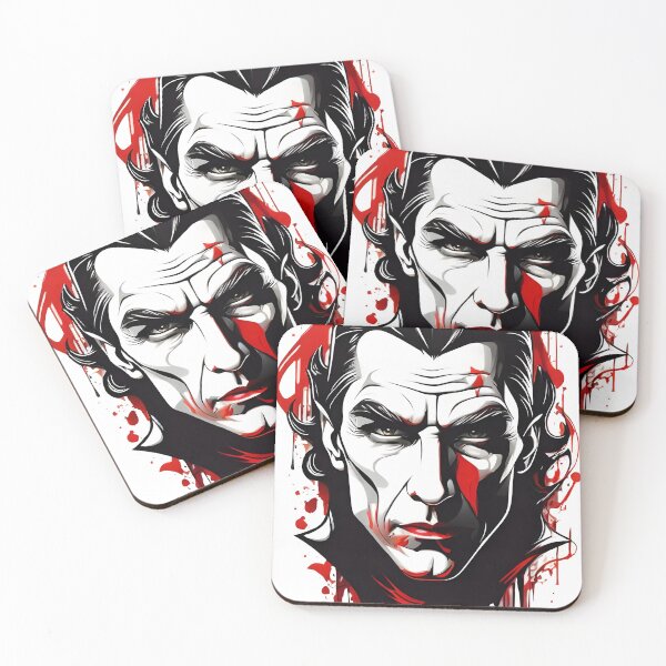 Item preview, Crimson Countenance: Dracula in Monochrome designed and sold by WAUZ.