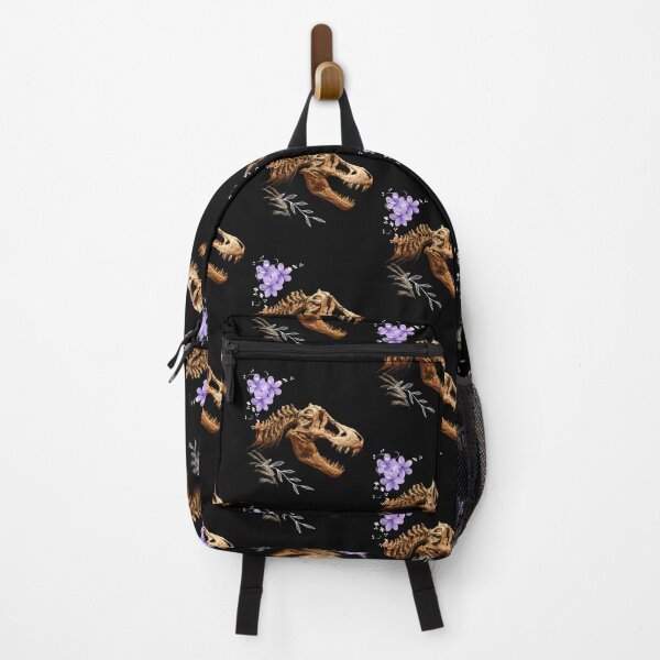 Item preview, T-Rex Dinosaur Skull With Wildflowers Design designed and sold by EarthArtDesigns.