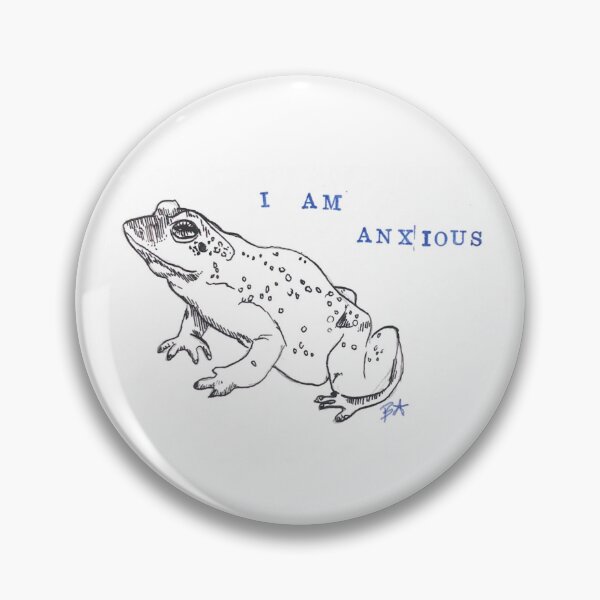 Item preview, Anxious Frog designed and sold by just-forever.