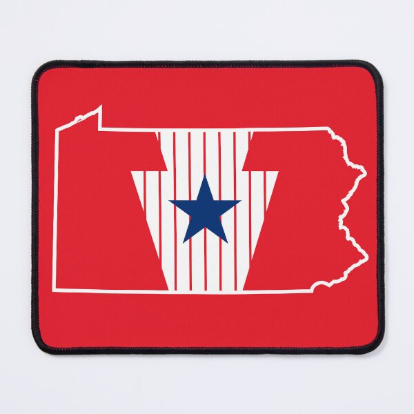 Item preview, Philly Baseball Keystone Flag Map designed and sold by Tara Stark.