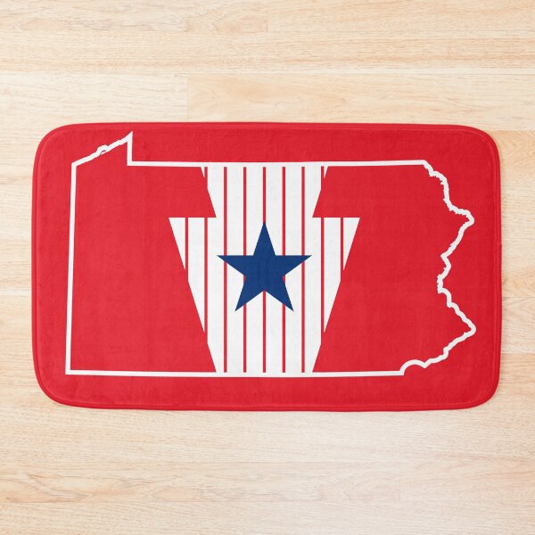 Item preview, Philly Baseball Keystone Flag Map designed and sold by Tara Stark.