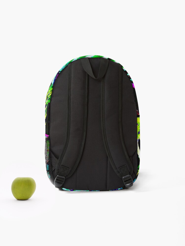 Thumbnail 2 of 3, Backpack, VividLeaf Symphony Pattern designed and sold by Unique-Design-4.