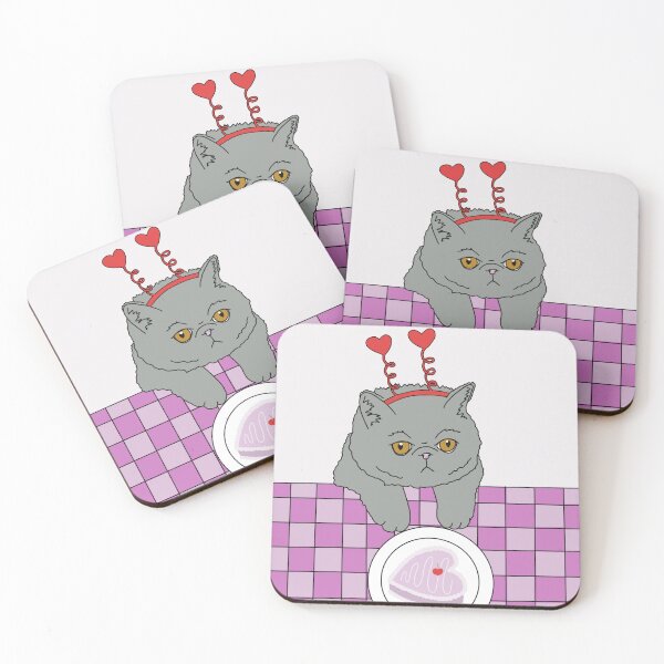 Item preview, Festive Valentine's Cat designed and sold by paigealayna.