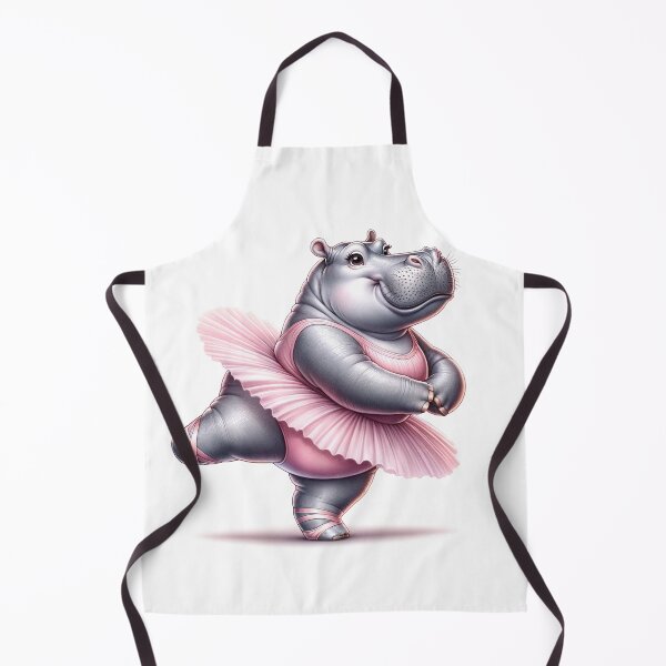 Aperçu de l'œuvre Ballerine hippopotame créée et vendue par digital-savant.