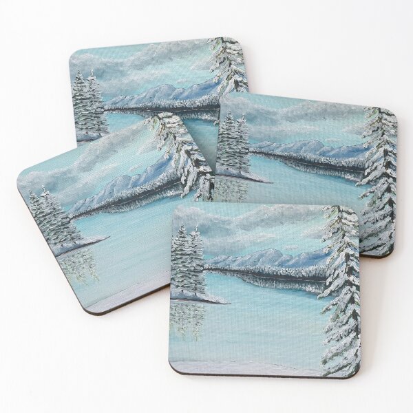 Item preview, Snowy Mountain Lake designed and sold by J Faburrieta.