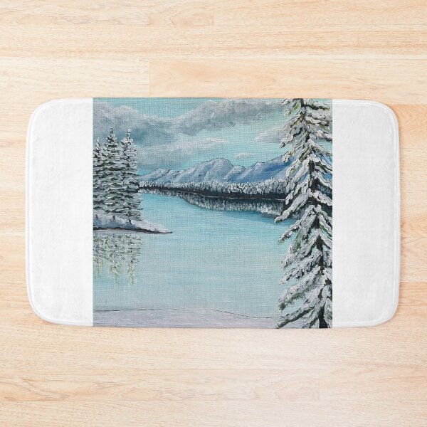 Item preview, Snowy Mountain Lake designed and sold by J Faburrieta.