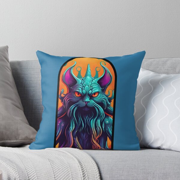 Item preview, Whiskered Abyss: Catfish Monster's Watery Realm designed and sold by WAUZ.