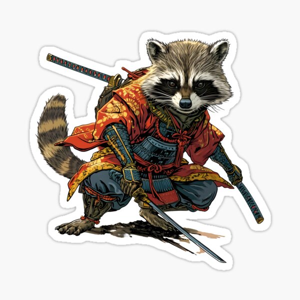 Item preview, Racoon Samurai designed and sold by Pixel-Lair.