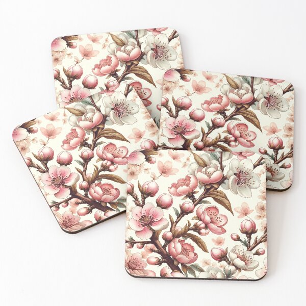 Item preview, Georgia peach blossom pattern designed and sold by Content by Steph.