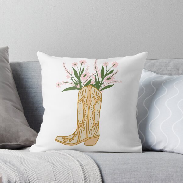 Item preview, Cowboy Boot with Flowers designed and sold by Brianna McGill.