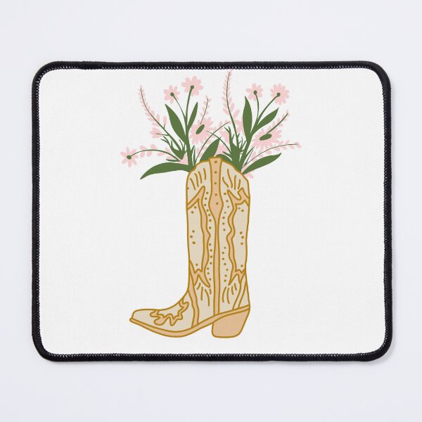 Item preview, Cowboy Boot with Flowers designed and sold by Brianna McGill.