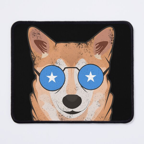 Item preview, Vintage Patriotic Shiba Inu Somali Flag designed and sold by feether-store.