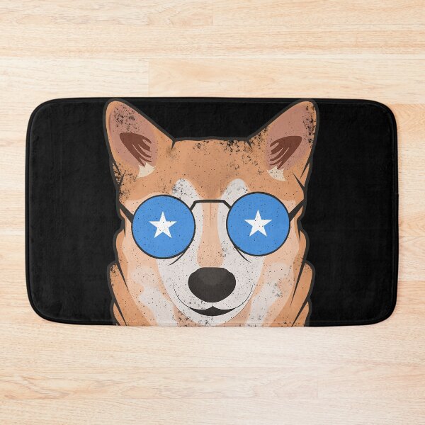 Item preview, Vintage Patriotic Shiba Inu Somali Flag designed and sold by feether-store.