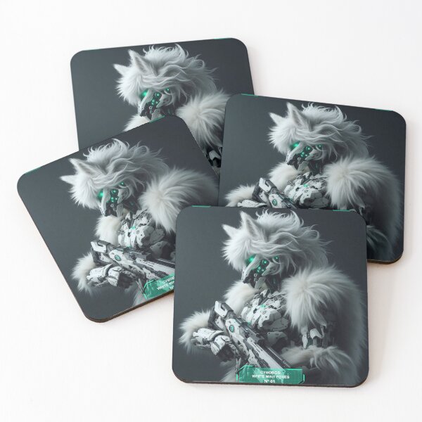 Item preview, White Mint Foxes 01 designed and sold by Reinkkaoss.