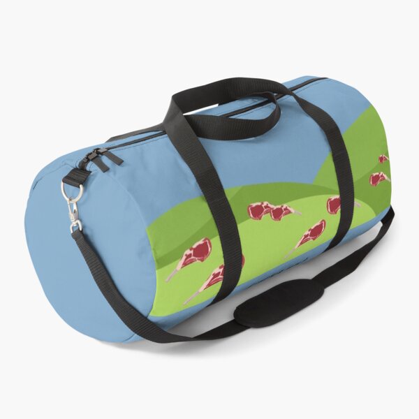 Item preview, Grazing lamb (chops) on green hills designed and sold by ProjectLui.