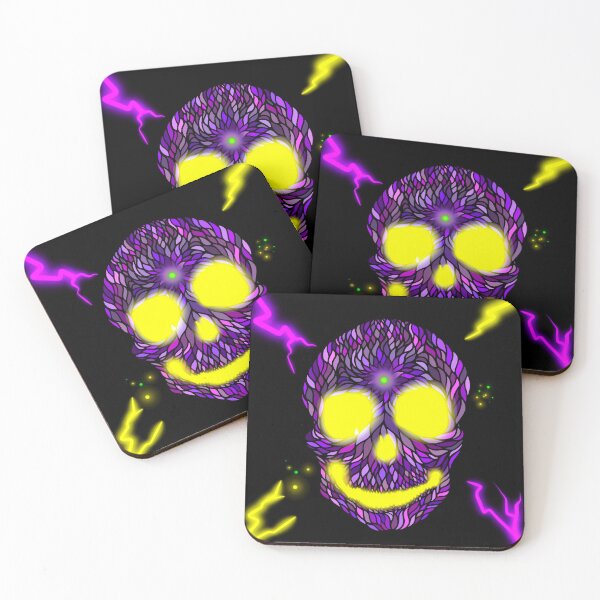 Item preview, Purple skull designed and sold by FiionaArt.