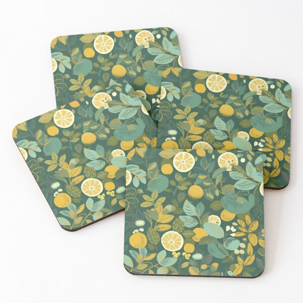 Item preview, Zesty Whimsy: Abstract Art Inspired by Lemons designed and sold by iQuorra.