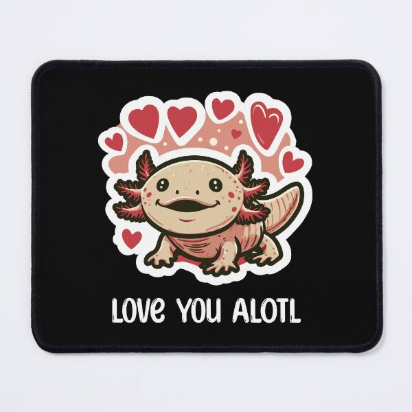 Item preview, Cute Axolotl Love You designed and sold by DinoKate.