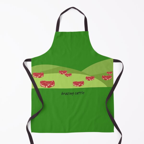 Item preview, Grazing cattle (beef) on green hills designed and sold by ProjectLui.