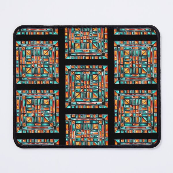 Item preview, Geometric Cubist Neon Block Pattern #4 designed and sold by Void-Jester.