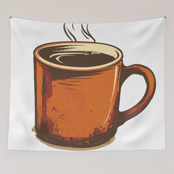 Artikelvorschau, Kaffee im Retro-Vintage-Stil entworfen und verkauft von bheberer.