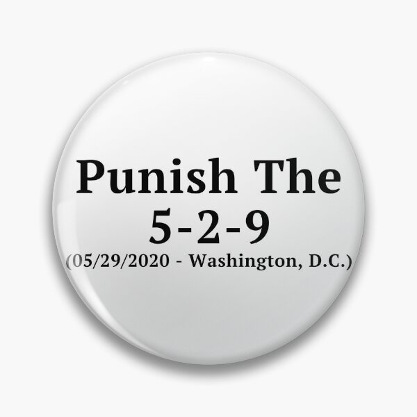 Item preview, Punish the 5-2-9: Simple Black Text designed and sold by TheKnightWriter.