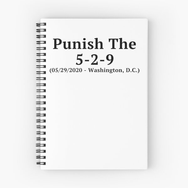Item preview, Punish the 5-2-9: Simple Black Text designed and sold by TheKnightWriter.