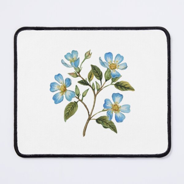 Item preview, Blue flower Stickerr designed and sold by PrimeInk.